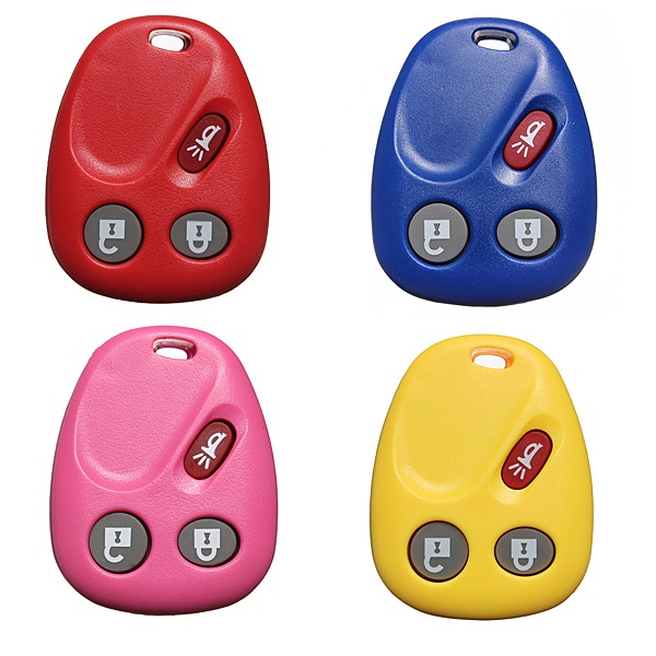 

3 Button Entry Remote Key Fob Shell Case Pad For GM